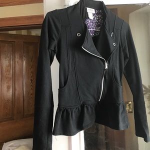 Little Black side zip jacket.